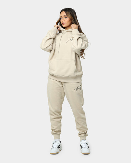 Tommy Jeans Signature Hoodie Savannah Sand