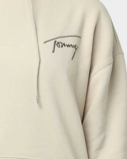 Tommy Jeans Signature Hoodie Savannah Sand