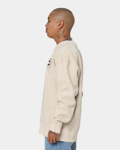 Tommy Jeans Timeless Box Crewneck Ancient White