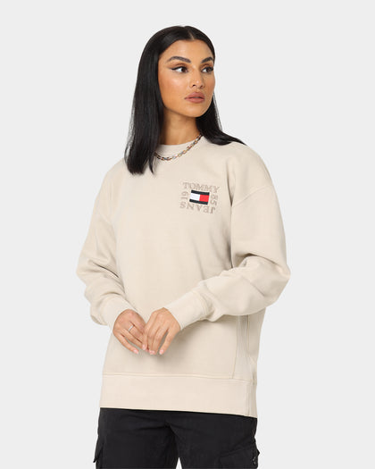 Tommy Jeans Timeless Box Crewneck Ancient White