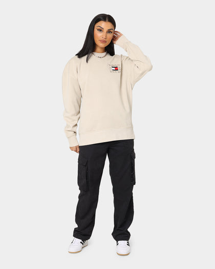 Tommy Jeans Timeless Box Crewneck Ancient White