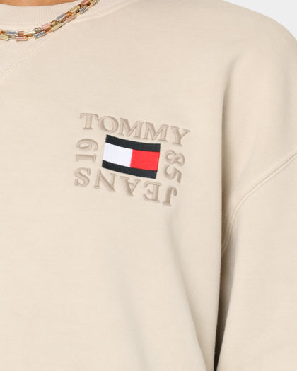 Tommy Jeans Timeless Box Crewneck Ancient White