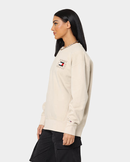 Tommy Jeans Timeless Box Crewneck Ancient White