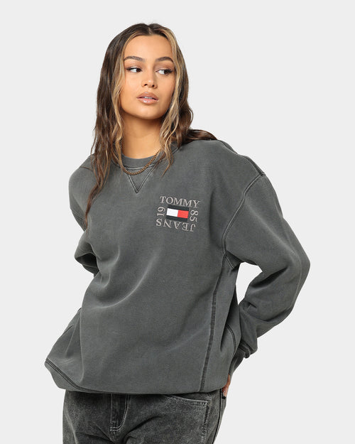 Tommy Jeans Timeless Tommy Box Crewneck Black