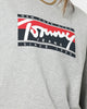 Tommy Jeans Tommy Graphic Flag Crewneck Light Grey Heather