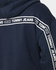 Tommy Jeans Tape Quarter Zip Hoodie Twilight Navy