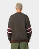 National Collegiate Athletic Association Harvard Letter Mark Panel Crewneck Steel