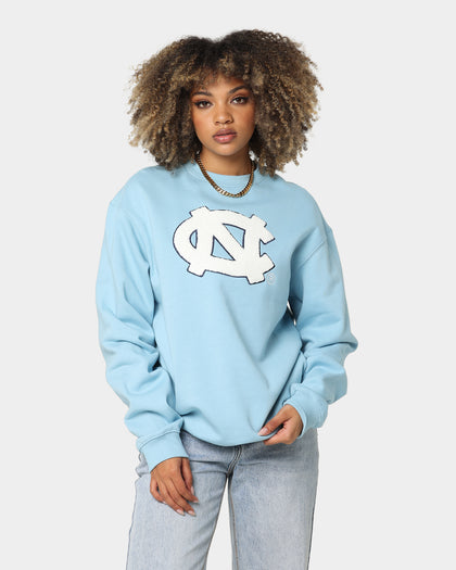 National Collegiate Athletic Association UNC Team Logo Chenille Crewneck Carolina Blue