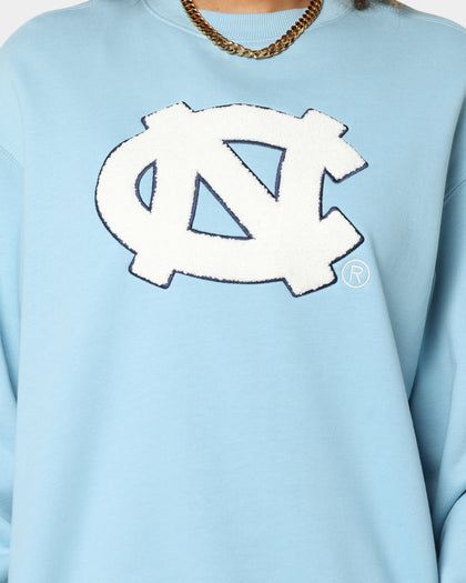 National Collegiate Athletic Association UNC Team Logo Chenille Crewneck Carolina Blue
