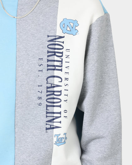 National Collegiate Athletic Association UNC Tar Heels Vert Panel Crewneck Light Blue