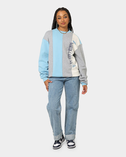 National Collegiate Athletic Association UNC Tar Heels Vert Panel Crewneck Light Blue