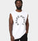 Saint Morta Humanity Oversized Muscle T-Shirt White