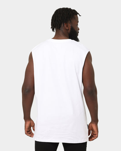 Saint Morta Humanity Oversized Muscle T-Shirt White