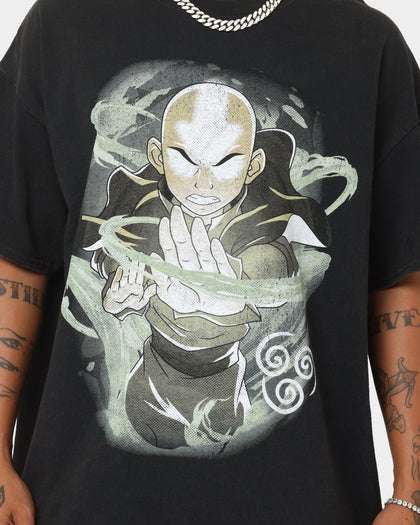 Goat Crew x Avatar: The Last Airbender Air Elements Vintage T-Shirt Black Wash