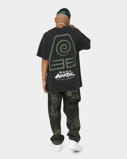 Goat Crew x Avatar: The Last Airbender Earth Elements Vintage T-Shirt Black Wash