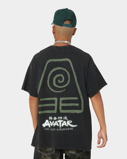 Goat Crew x Avatar: The Last Airbender Earth Elements Vintage T-Shirt Black Wash