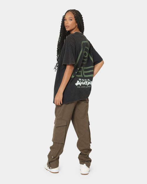 Goat Crew x Avatar: The Last Airbender Earth Elements Vintage T-Shirt Black Wash