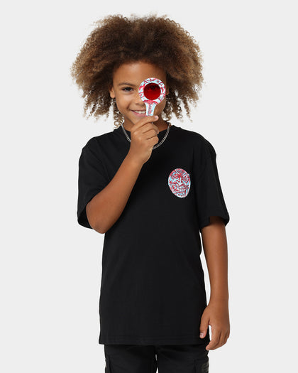 Santa Cruz Kids' Decoder Roskopp T-Shirt Black