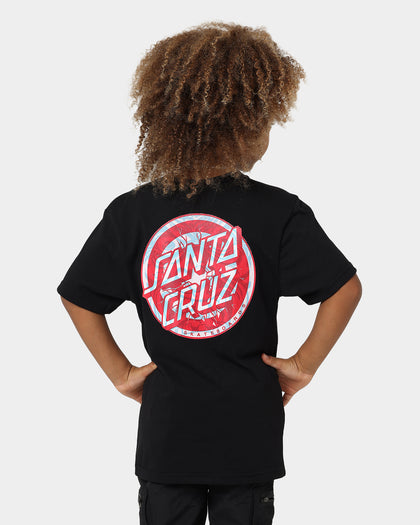 Santa Cruz Kids' Decoder Roskopp T-Shirt Black