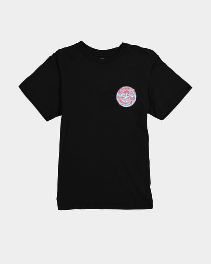 Santa Cruz Kids' Decoder Roskopp T-Shirt Black