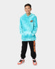 Santa Cruz Kids' Roskopp Face Two Hoodie Teal Tie Dye
