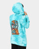 Santa Cruz Kids' Roskopp Face Two Hoodie Teal Tie Dye