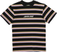 Santa Cruz Kids' Solid Stripe Yarn Dye T-Shirt Black Stripe