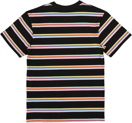 Santa Cruz Kids' Solid Stripe Yarn Dye T-Shirt Black Stripe