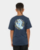Santa Cruz Kids' Spiral Hand T-Shirt Navy