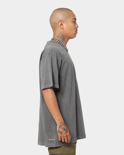 Dead Studios Aloha T-Shirt Charcoal/Red/White
