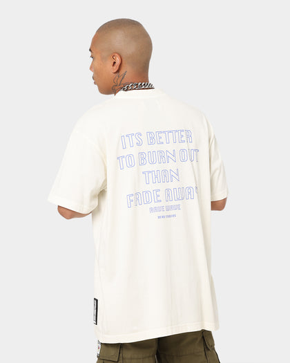 Dead Studios Flower Wave T-Shirt Bone/Mullti-Coloured