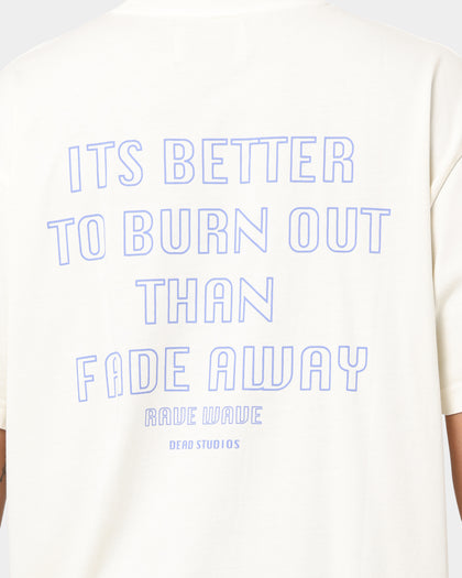 Dead Studios Flower Wave T-Shirt Bone/Mullti-Coloured