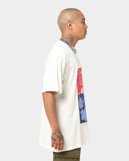 Dead Studios Flower Wave T-Shirt Bone/Mullti-Coloured