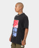 Dead Studios Flower Wave Vintage T-Shirt Vintage Black/Multi-Coloured