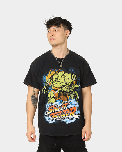 Goat Crew X Street Fighter Blanka Vintage T-Shirt Black Wash