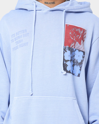 Dead Studios Flower Wave Hoodie Pale Blue