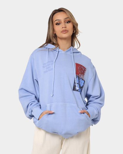 Dead Studios Flower Wave Hoodie Pale Blue