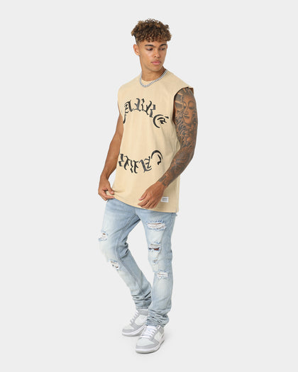 Carre Forever Muscle T-Shirt Washed Stone