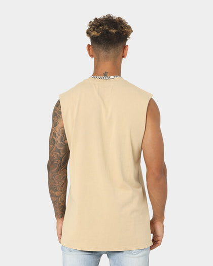 Carre Forever Muscle T-Shirt Washed Stone