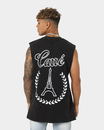 Carre Royal Muscle T-Shirt Washed Black