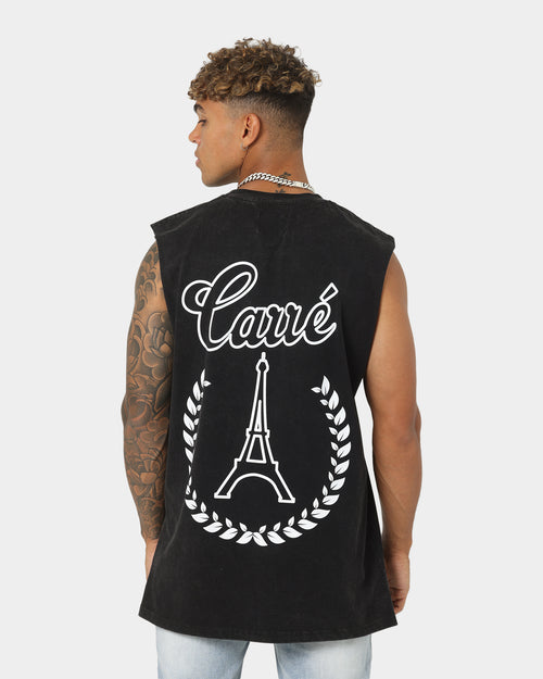 Carre Royal Muscle T-Shirt Washed Black