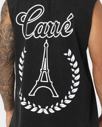 Carre Royal Muscle T-Shirt Washed Black