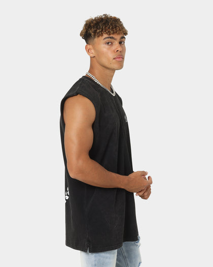 Carre Royal Muscle T-Shirt Washed Black