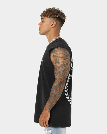 Carre Royal Muscle T-Shirt Washed Black