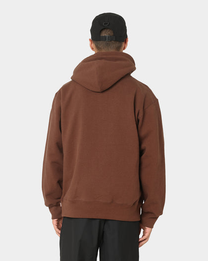 Supreme USA Hooded Sweatshirt Brown