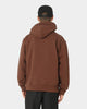 Supreme USA Hooded Sweatshirt Brown