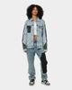 Saint Morta Patchwork Denim Jacket Light Blue/Black
