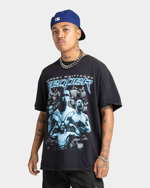 Goat Crew X Robert Whittaker Reaper Vintage T-Shirt Black Wash