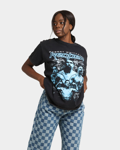 Goat Crew X Robert Whittaker Reaper Vintage T-Shirt Black Wash