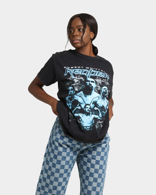Goat Crew X Robert Whittaker Reaper Vintage T-Shirt Black Wash